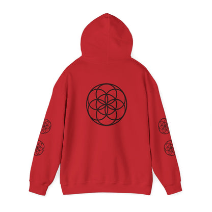 Seed of Life Mandala Hoodie All Around Print