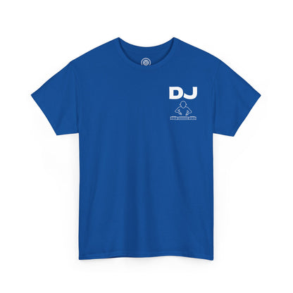 DJ And Logo On Chest White Lettering