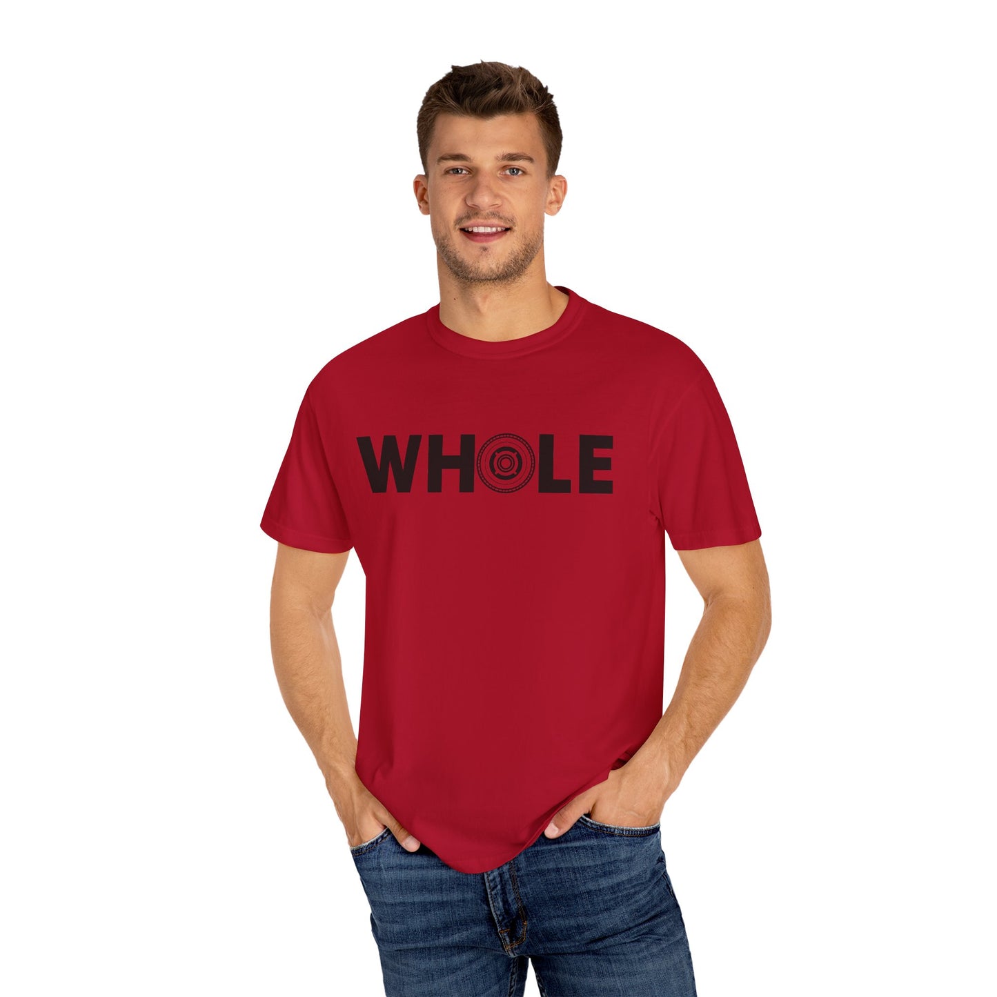 Unisex Whole T-Shirt - Inspirational Garment-Dyed Tee for Mindfulness and Wellbeing