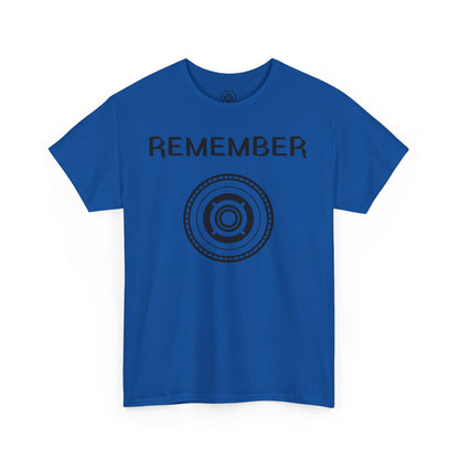 Inspirational Unisex Heavy Cotton Tee - "Remember" Graphic Shirt