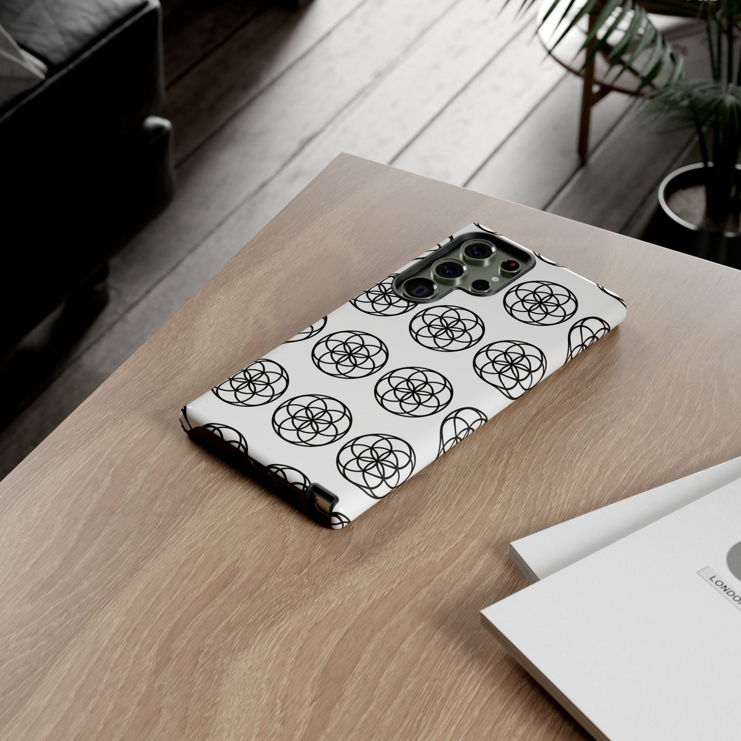 Seed Of Life Mandala Pattern Cell Phone Case