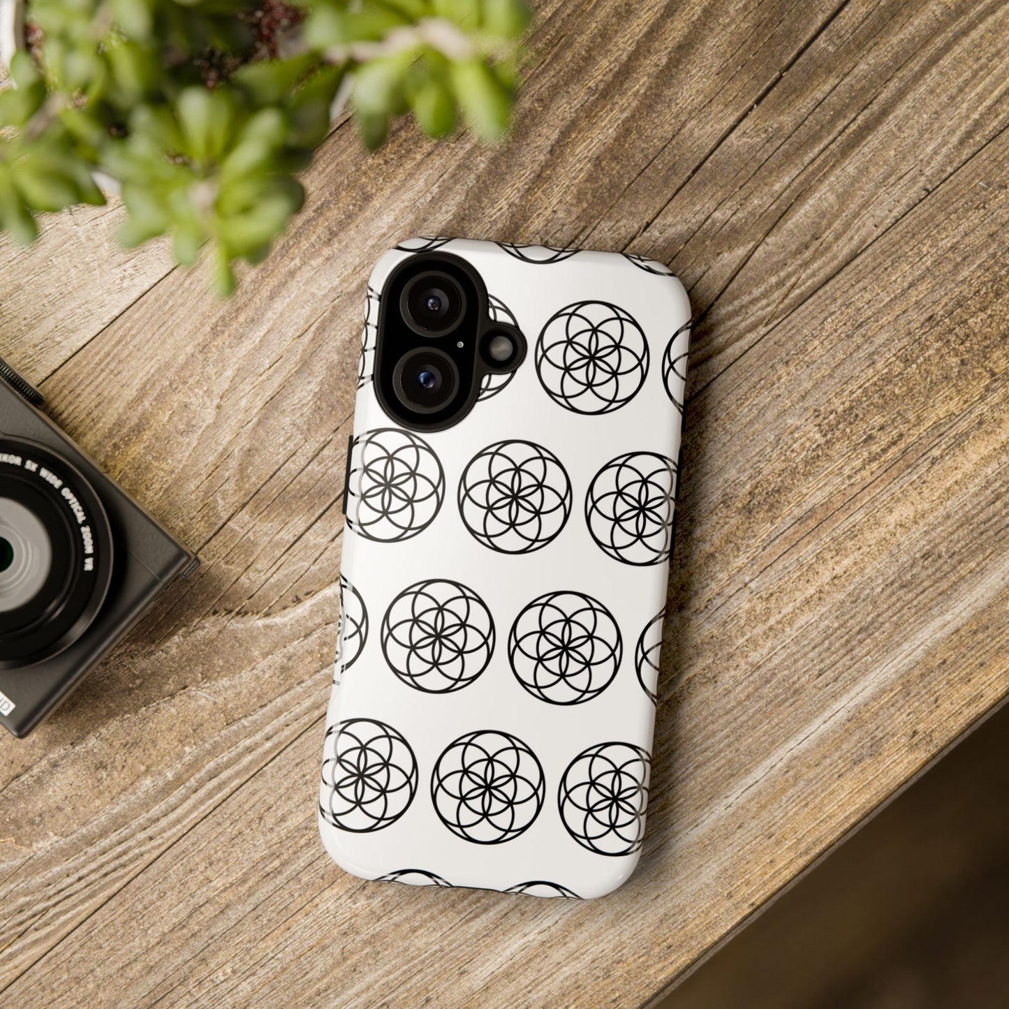 Seed Of Life Mandala Pattern Cell Phone Case