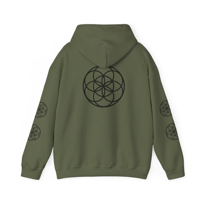 Seed of Life Mandala Hoodie All Around Print