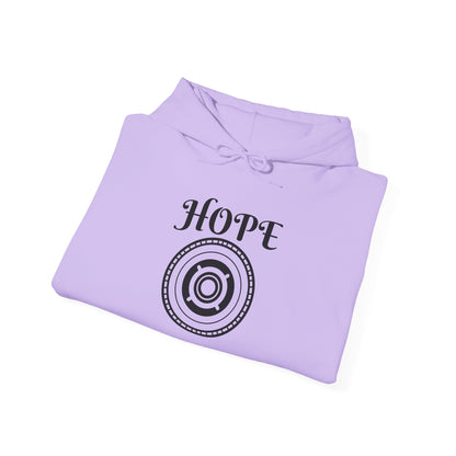 Hope Unisex Heavy Blend™ Hooded Sweatshirt - Inspirational 'HOPE' Design