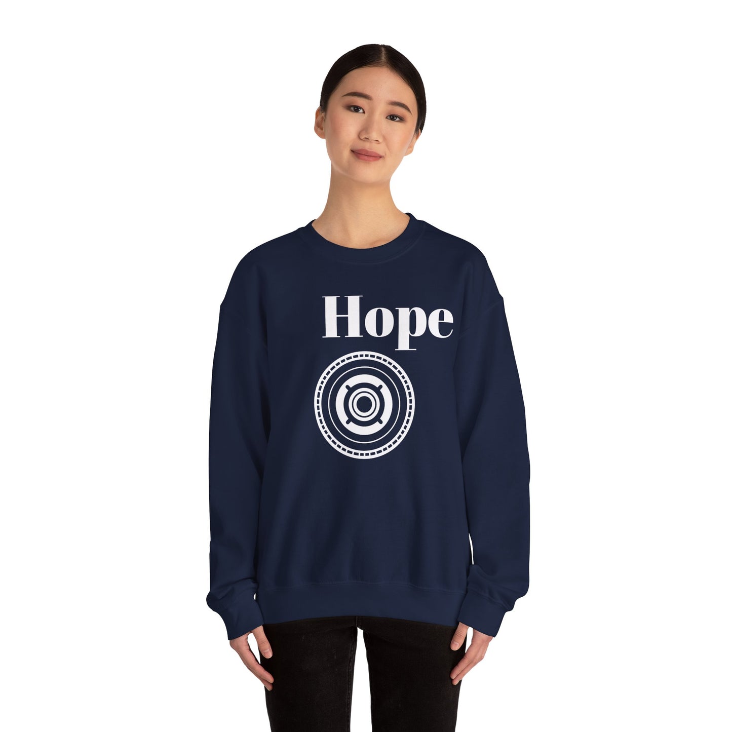 Unisex Heavy Blend™ Crewneck Sweatshirt - 'Hope' Inspirational Design