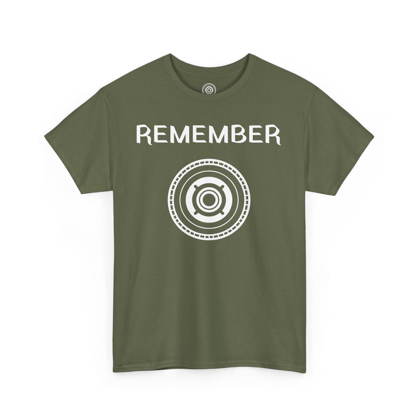 Inspirational Unisex Heavy Cotton Tee - "Remember" Graphic Shirt