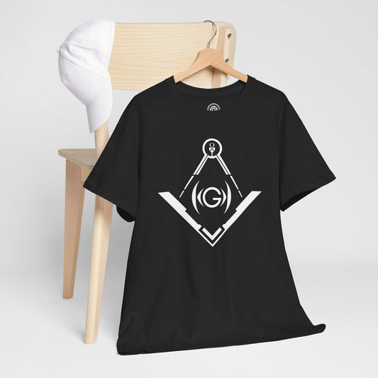 Masonic Inspired Unisex Heavy Cotton Tee - Modern Art Design