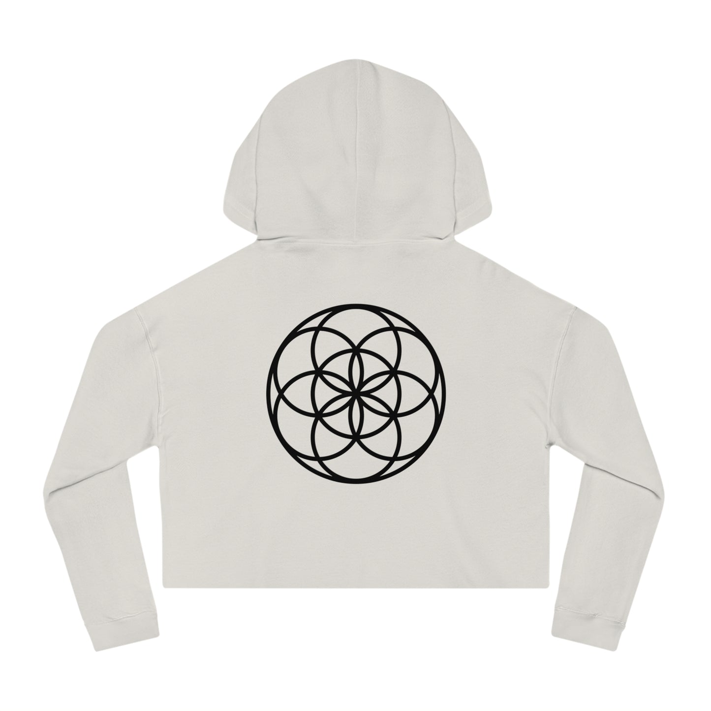 Seed Of Life Cropped Mandala Hoodie