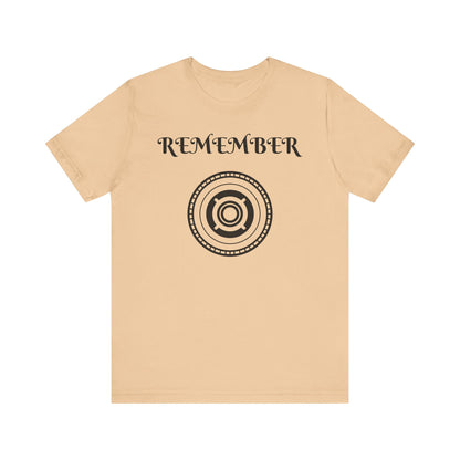 Remember Graphic Unisex Jersey Tee - Casual Reminder of Life's Moments