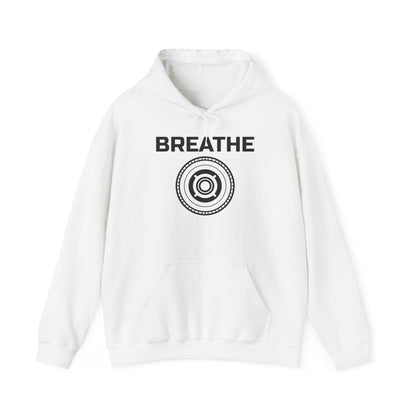 Breathe Graphic Unisex Hoodie - Relaxing Heavy Blend Sweatshirt