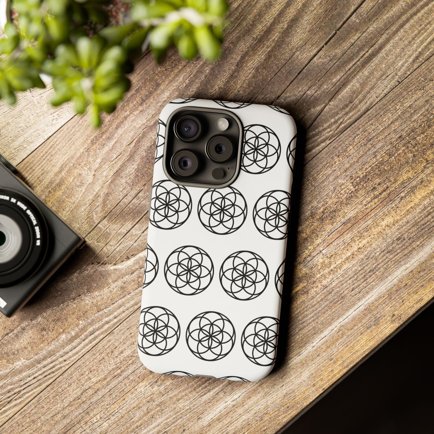 Seed Of Life Mandala Pattern Cell Phone Case