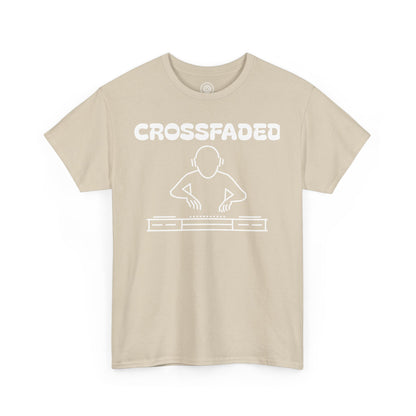 Crossfaded DJ Logo Across Chest White Lettering