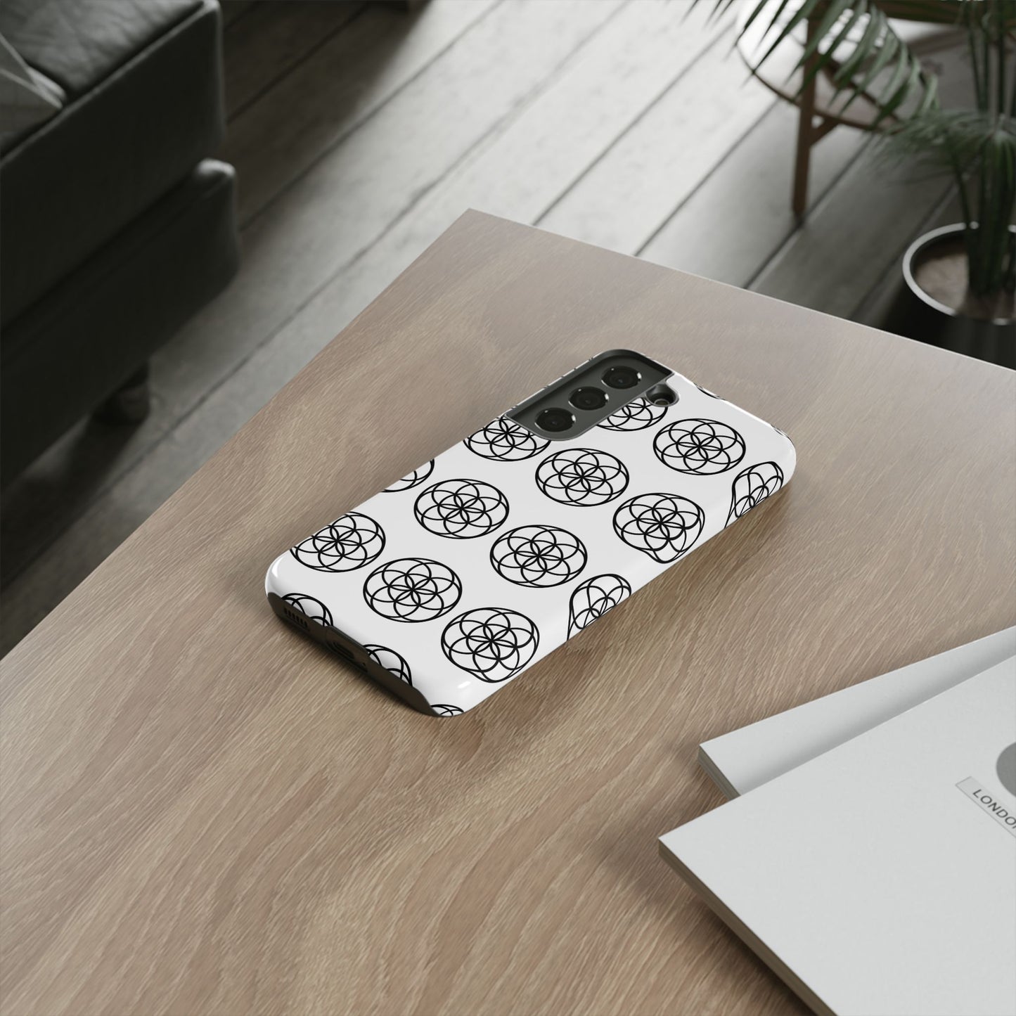 Seed Of Life Mandala Pattern Cell Phone Case