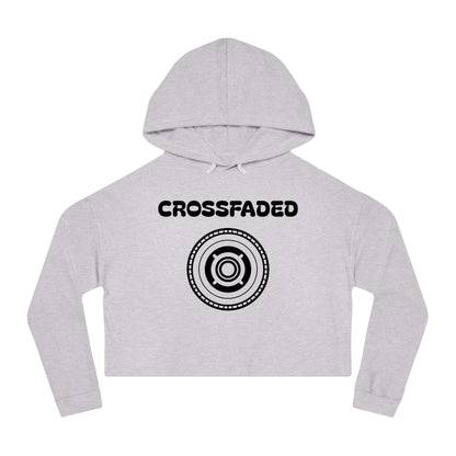 Cropped Hoodie - Crossfaded like a DJ