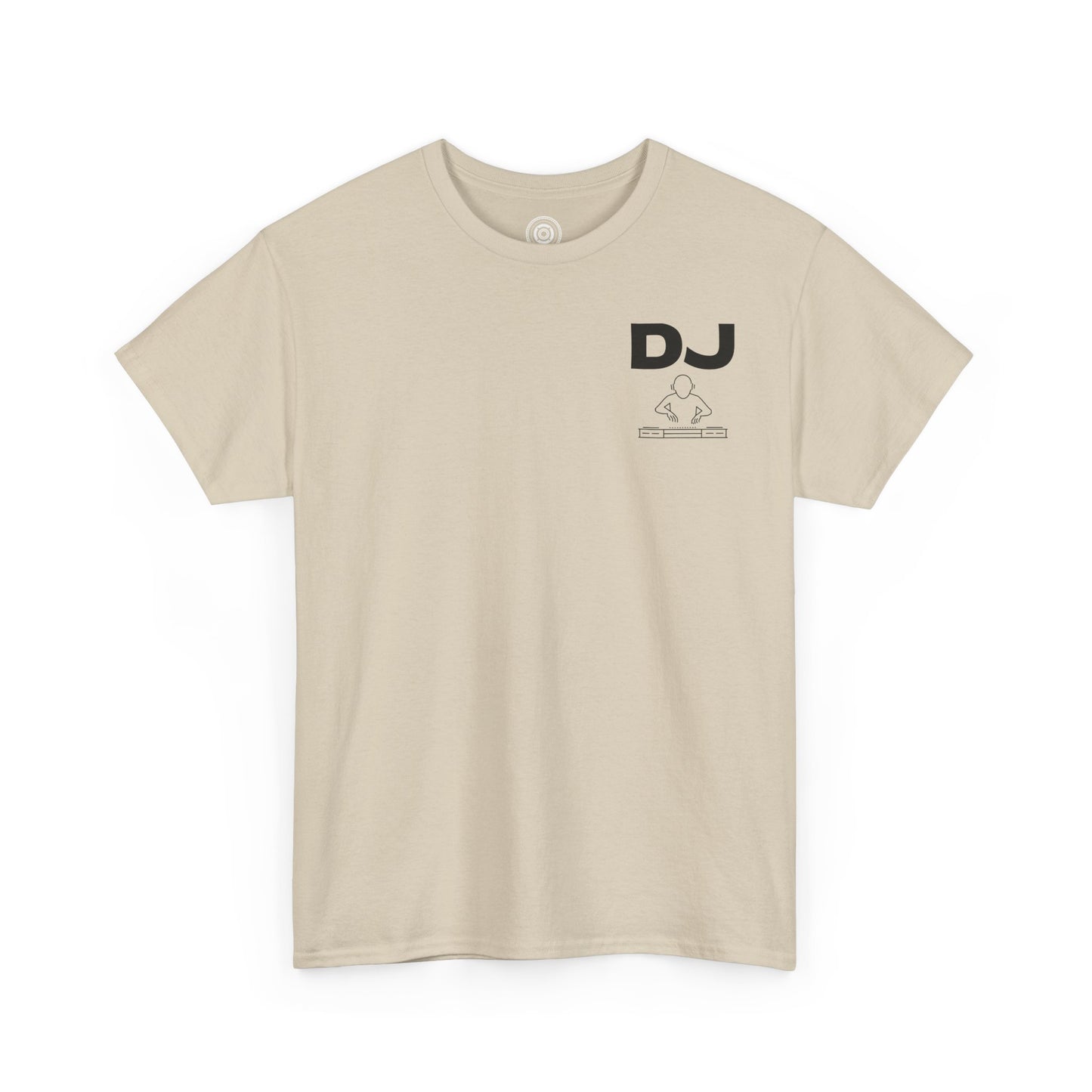 DJ and Logo on Chest Black Lettering