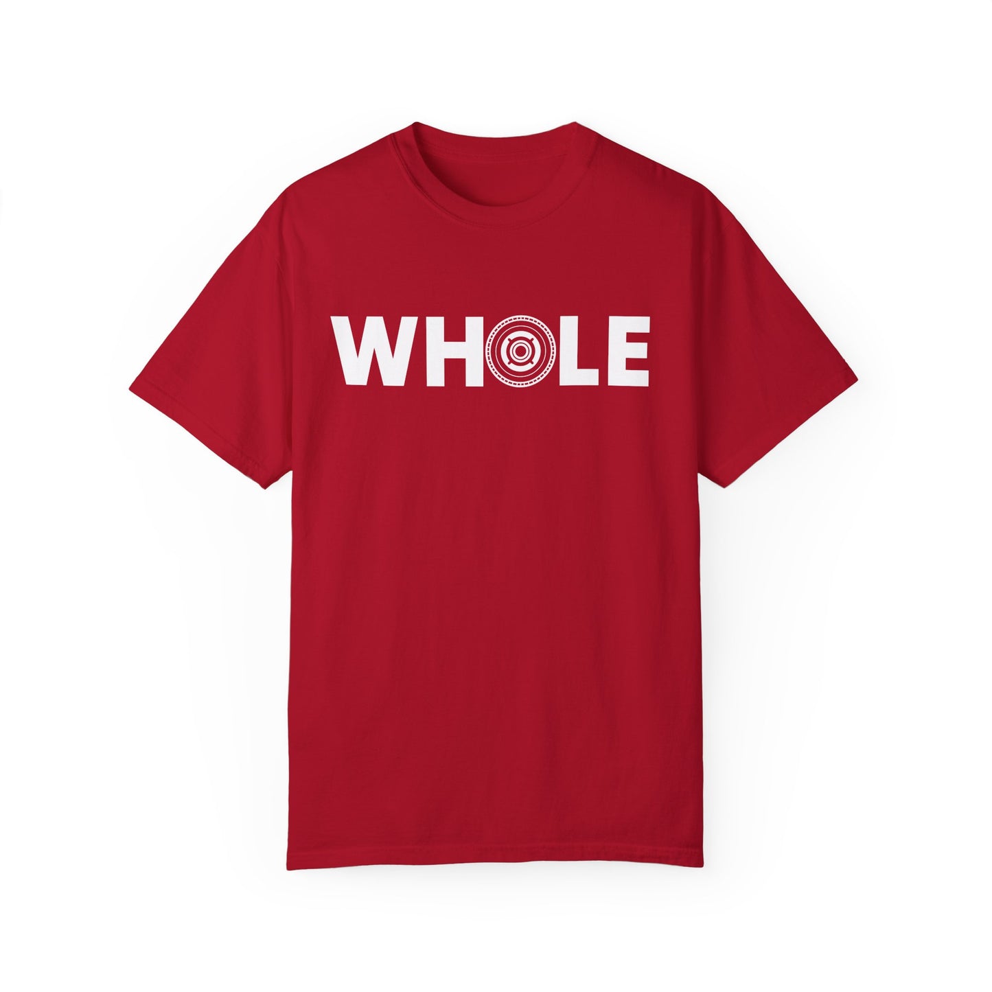 Unisex Whole T-Shirt - Inspirational Garment-Dyed Tee for Mindfulness and Wellbeing