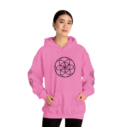 Seed of Life Mandala Hoodie All Around Print