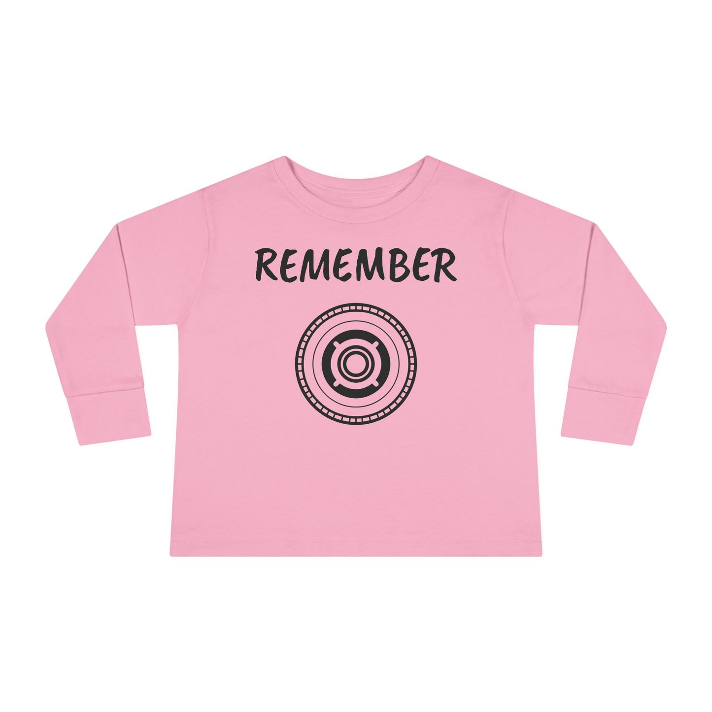 Copy of Toddler Long Sleeve Tee - "Remember" Graphic Tee for Kids - Perfect for Playtime and Special Occasions