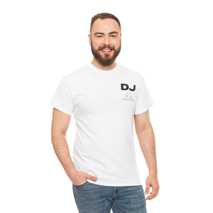 DJ and Logo on Chest Black Lettering