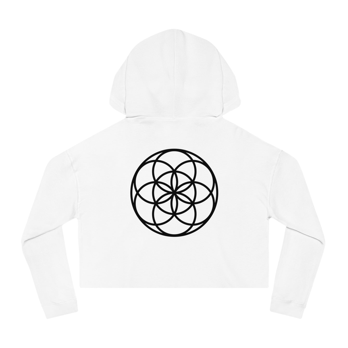 Seed Of Life Cropped Mandala Hoodie