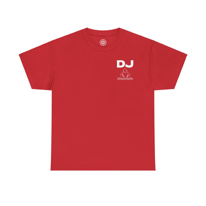 DJ And Logo On Chest White Lettering