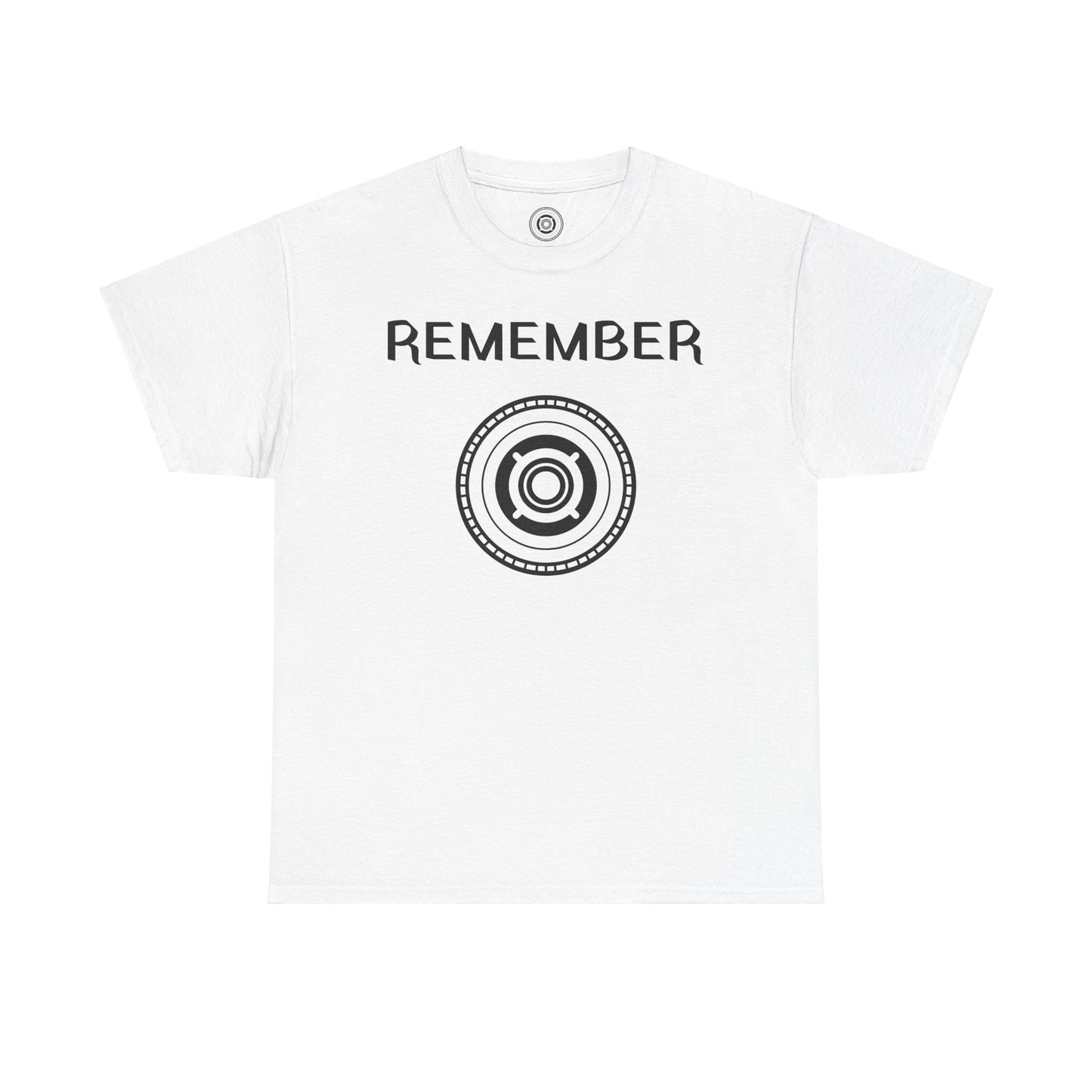 Inspirational Unisex Heavy Cotton Tee - "Remember" Graphic Shirt