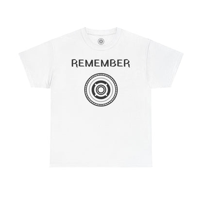 Inspirational Unisex Heavy Cotton Tee - "Remember" Graphic Shirt