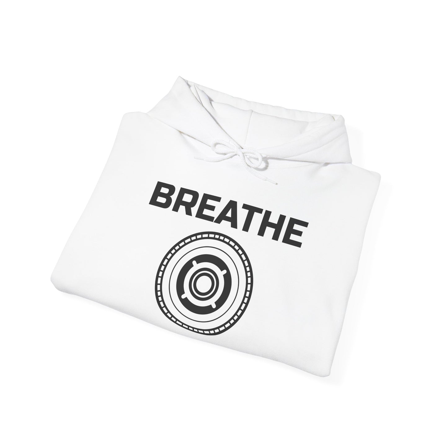 Breathe Graphic Unisex Hoodie - Relaxing Heavy Blend Sweatshirt