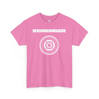 Inspirational Unisex Heavy Cotton Tee - "Remember" Graphic Shirt CC