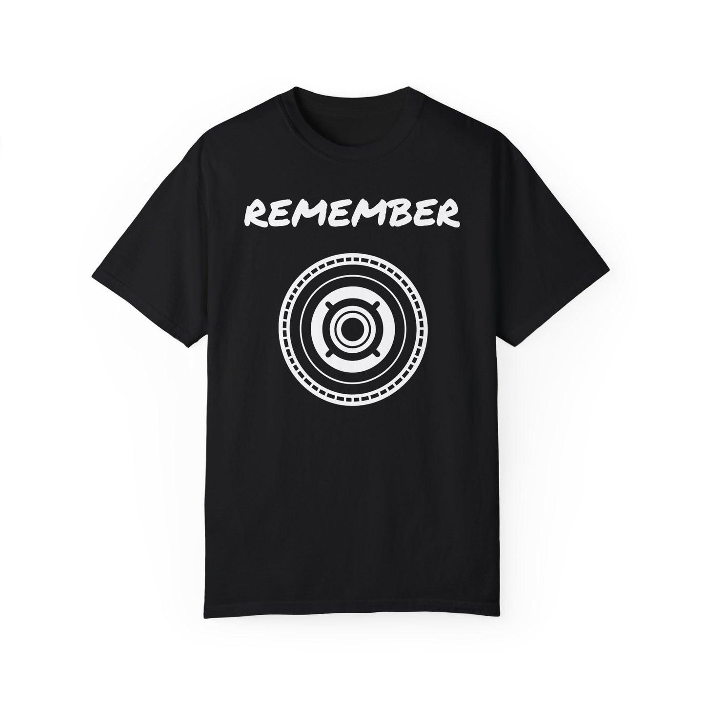 Unisex Garment-Dyed T-Shirt - "Remember" Graphic Tee for Everyday Inspiration