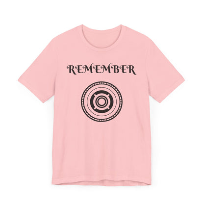 Remember Graphic Unisex Jersey Tee - Casual Reminder of Life's Moments