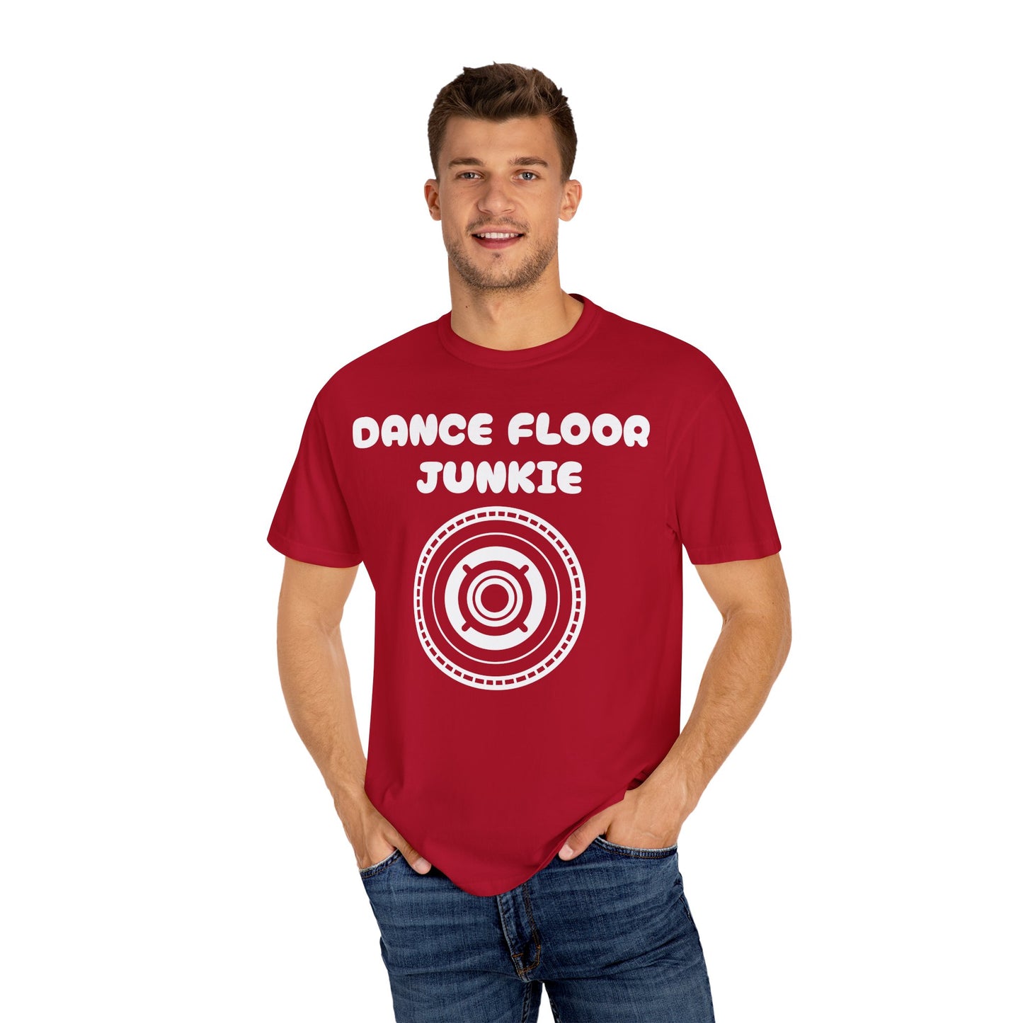 Dance Floor Junkie Unisex Garment-Dyed T-Shirt