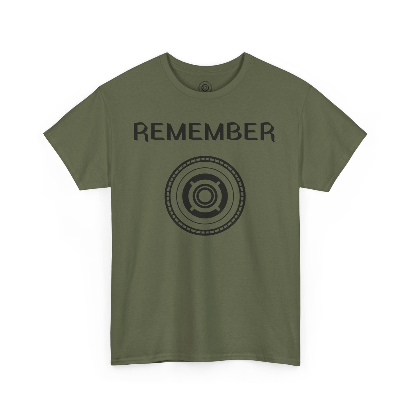 Inspirational Unisex Heavy Cotton Tee - "Remember" Graphic Shirt