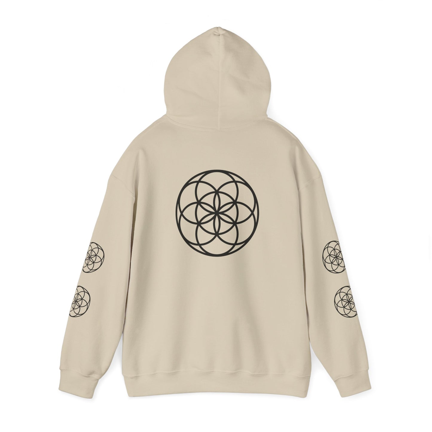 Seed of Life Mandala Hoodie All Around Print