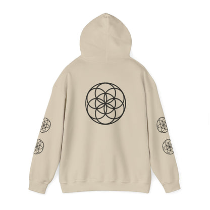 Seed of Life Mandala Hoodie All Around Print