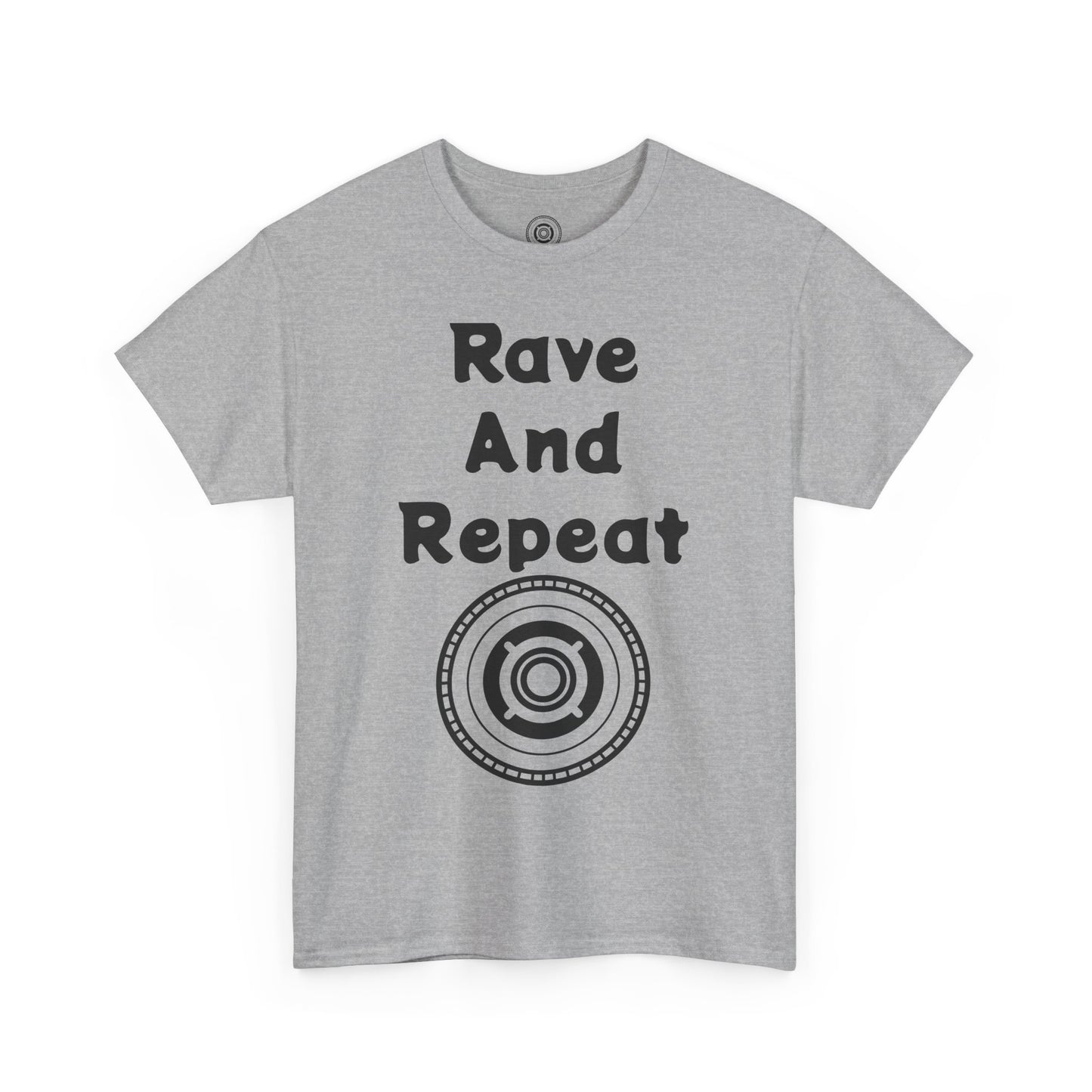 Rave And Repeat Unisex Heavy Cotton Tee - Perfect for Party Lovers