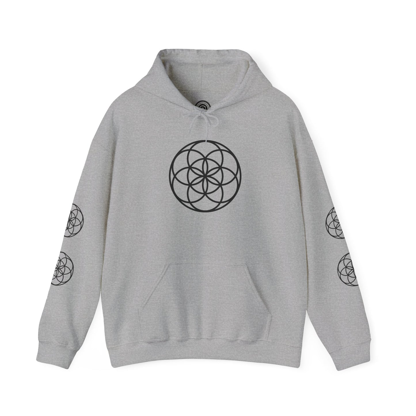 Seed of Life Mandala Hoodie All Around Print