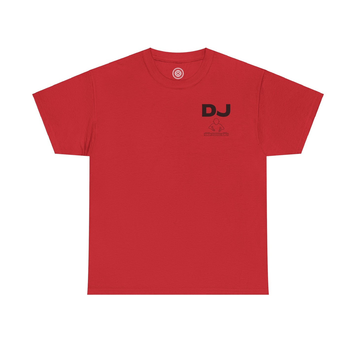 DJ and Logo on Chest Black Lettering