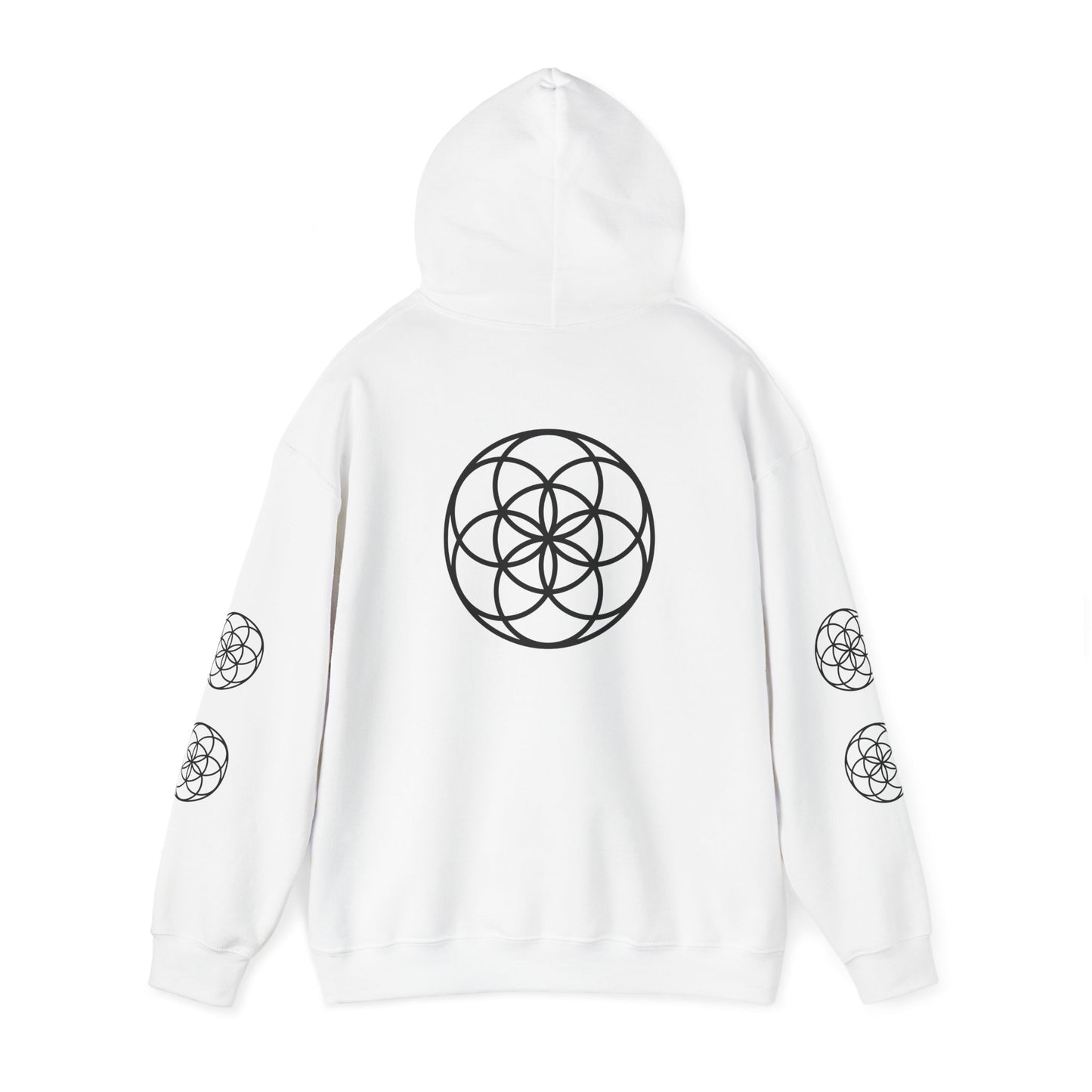 Seed of Life Mandala Hoodie All Around Print