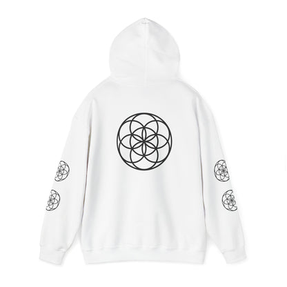 Seed of Life Mandala Hoodie All Around Print