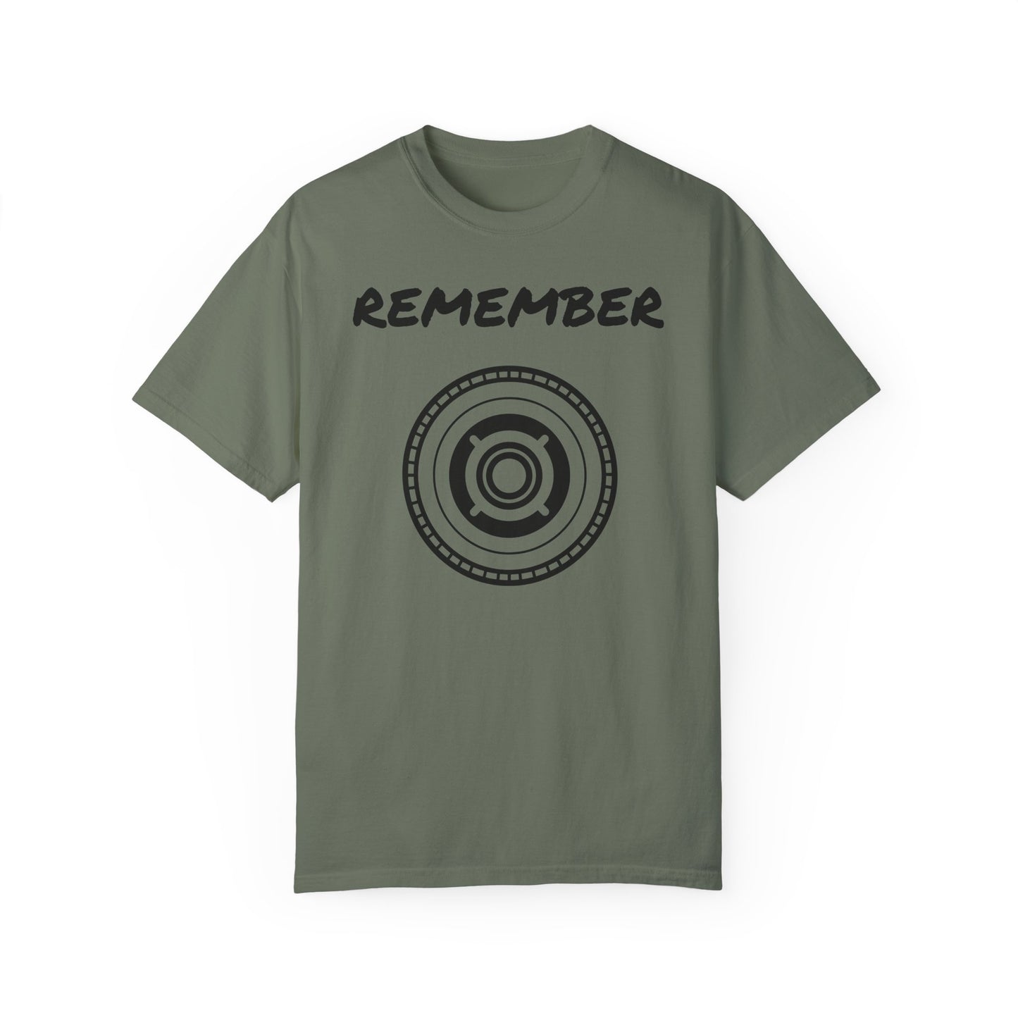 Unisex Garment-Dyed T-Shirt - "Remember" Graphic Tee for Everyday Inspiration