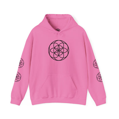 Seed of Life Mandala Hoodie All Around Print