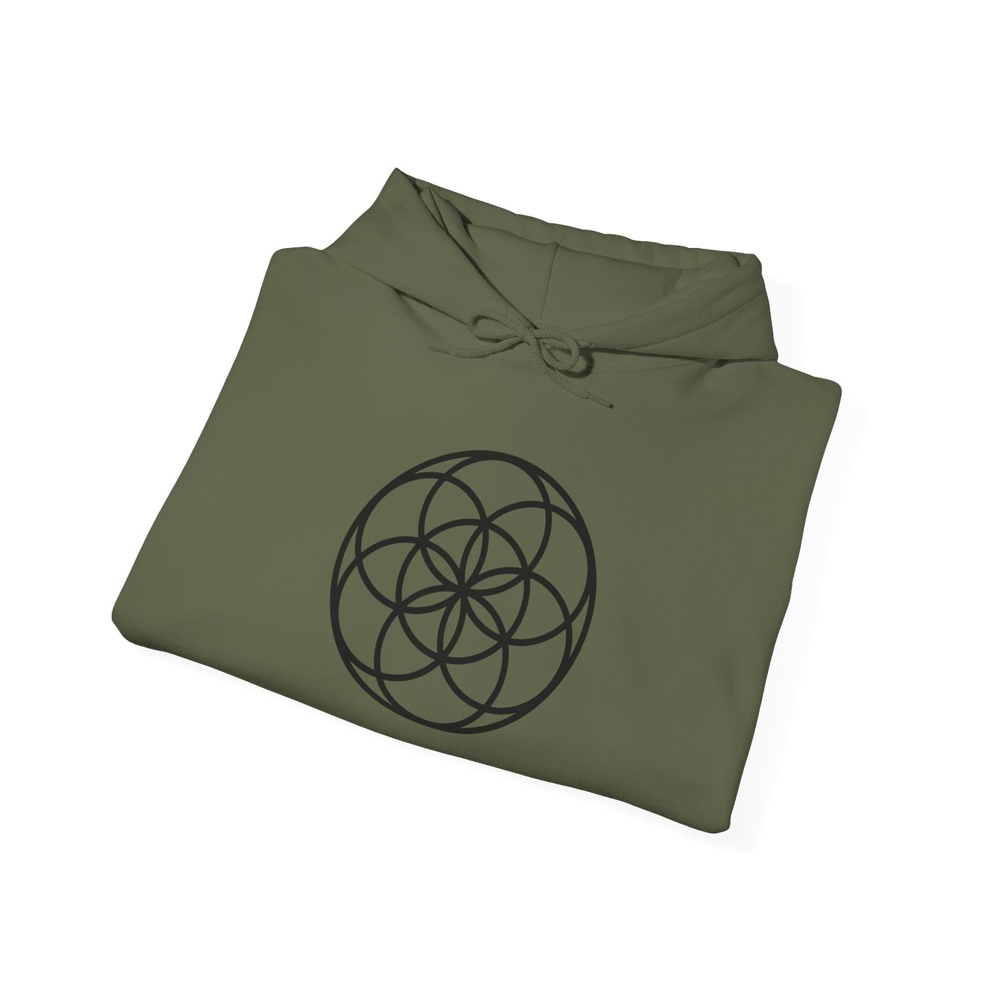 Seed of Life Mandala Hoodie All Around Print