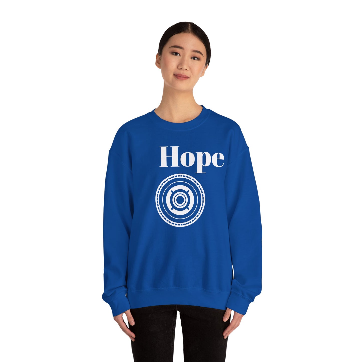 Unisex Heavy Blend™ Crewneck Sweatshirt - 'Hope' Inspirational Design