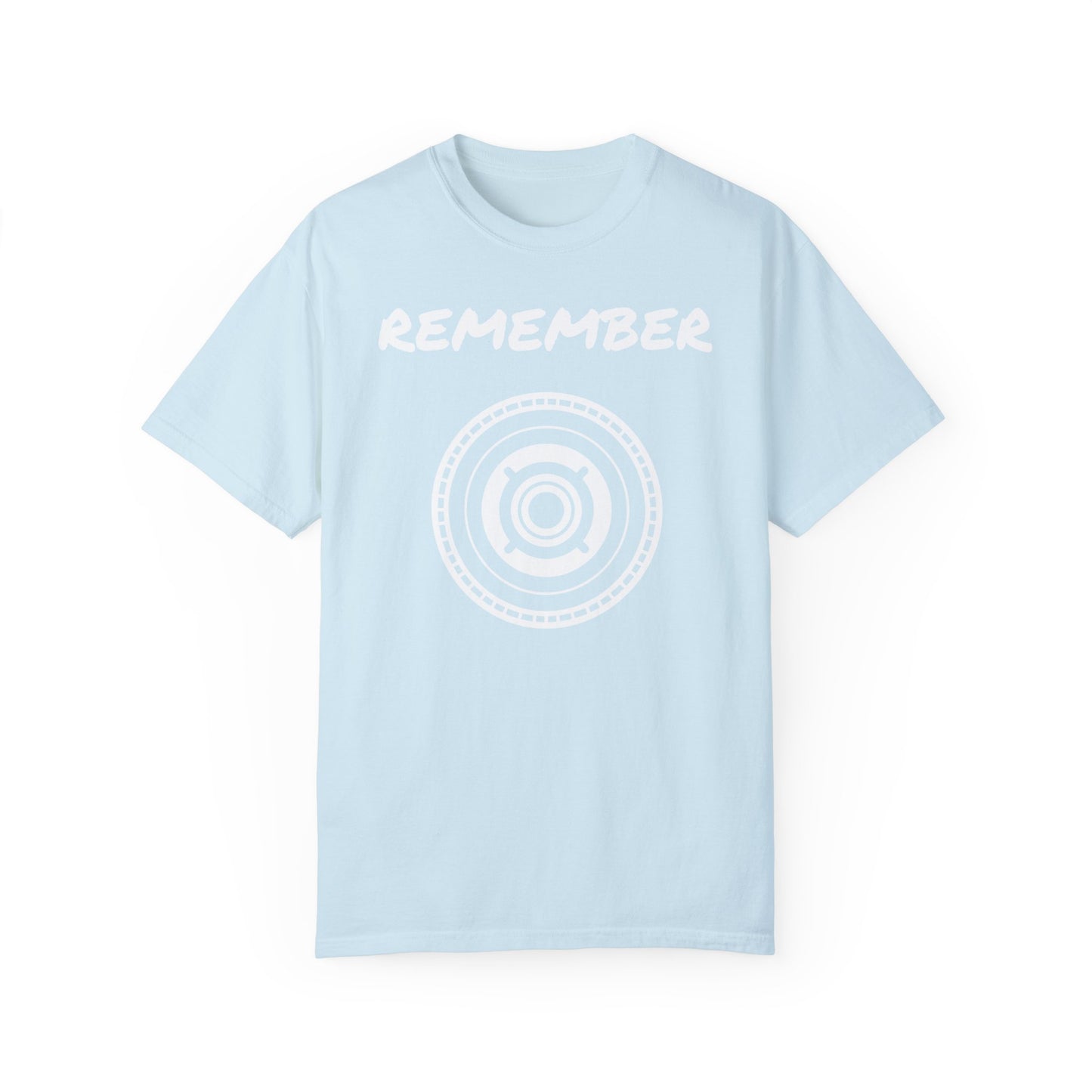 Unisex Garment-Dyed T-Shirt - "Remember" Graphic Tee for Everyday Inspiration