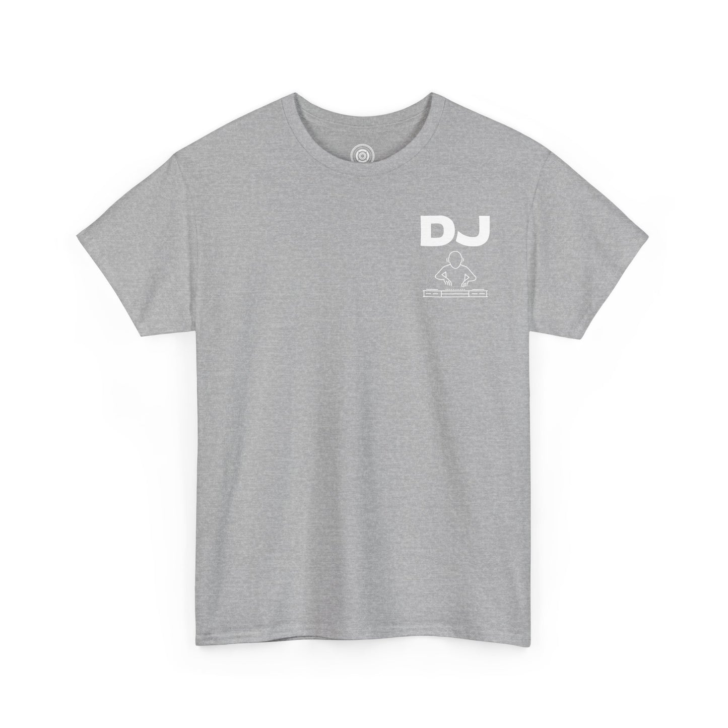 DJ And Logo On Chest White Lettering