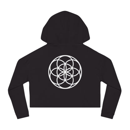 Seed Of Life Cropped Mandala Hoodie