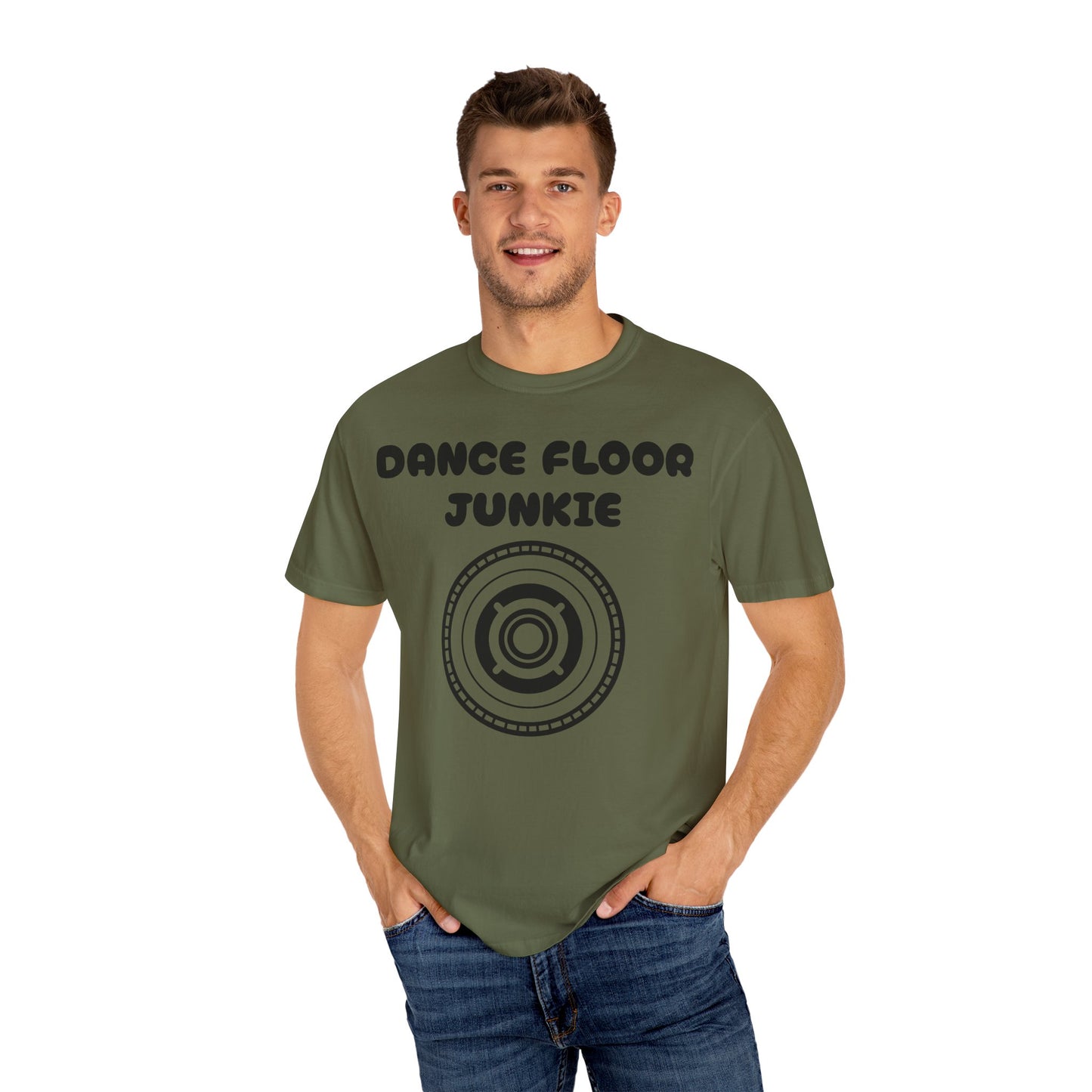 Dance Floor Junkie Unisex Garment-Dyed T-Shirt