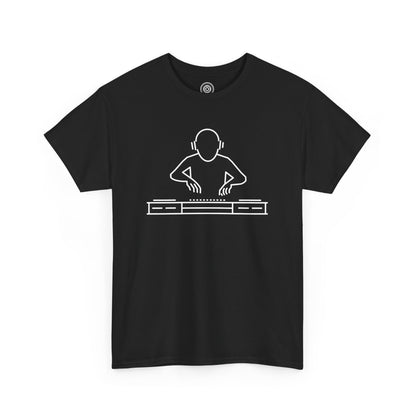 DJ Vibes DJ Logo Across Chest White Logo