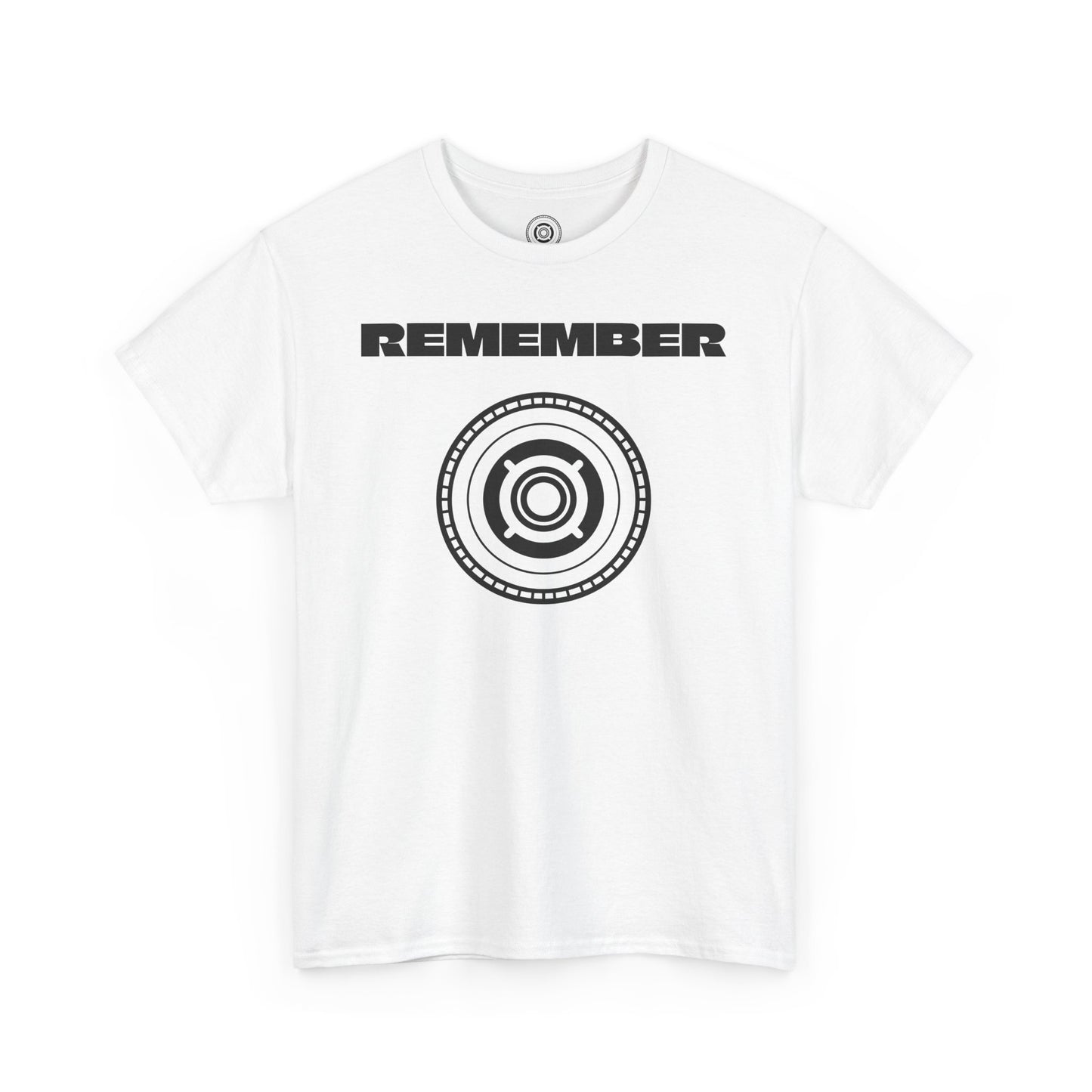 Inspirational Unisex Heavy Cotton Tee - "Remember" Graphic Shirt CC